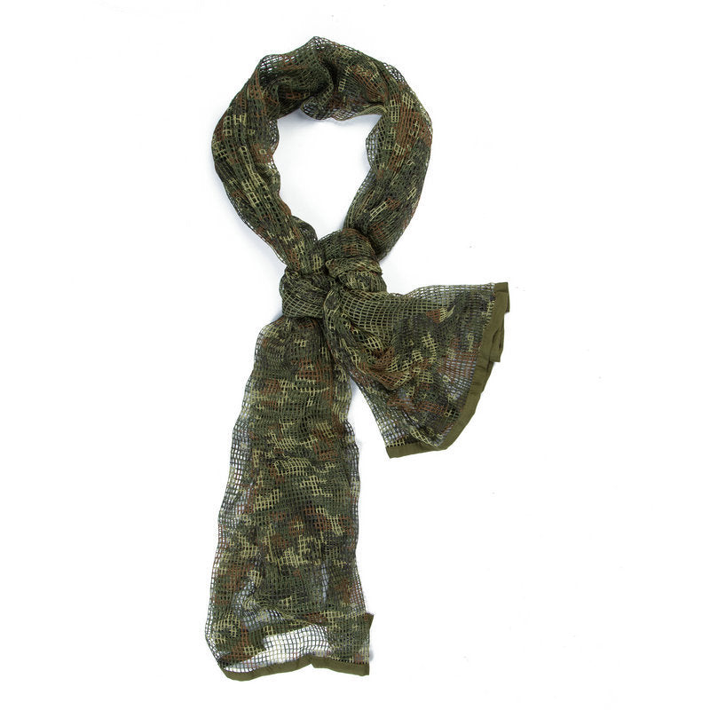 Men's Long Camouflage Multi-purpose Camouflage Breathable Outdoor Scarf