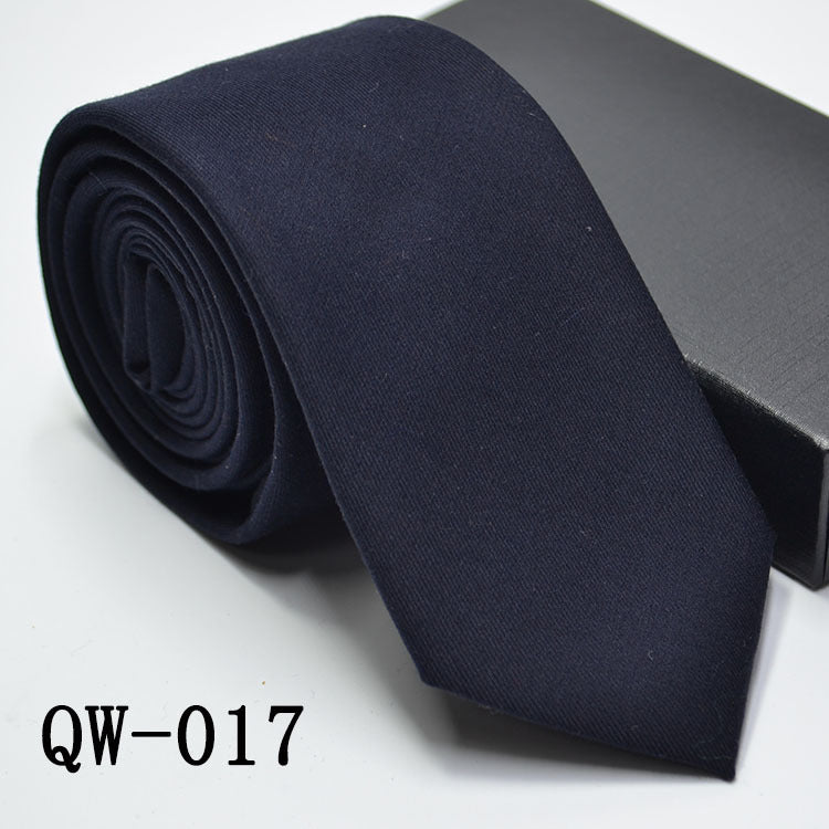 Men's Tie Super Narrow Wool-like Elegant And Elegant