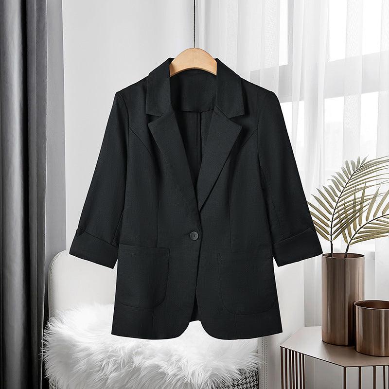 Women's High-end Linen Suit Jacket