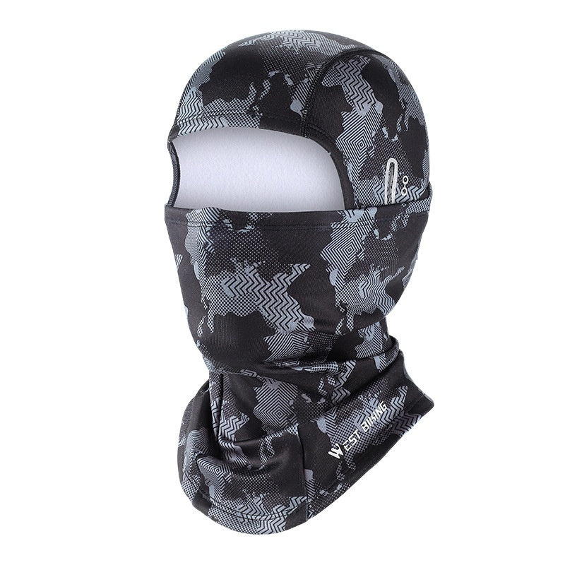 Bicycle Thermal Headgear Camouflage High Elastic Cold-proof Wind Mask