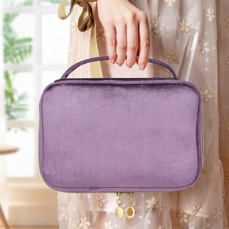 Advanced Multi-functional Portable Fashion Velvet Cosmetic Bag