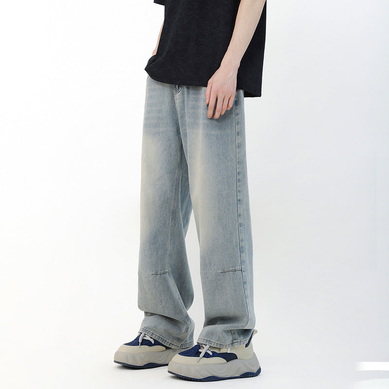 Men's Fashion Brand Loose Casual Wide-leg Trousers