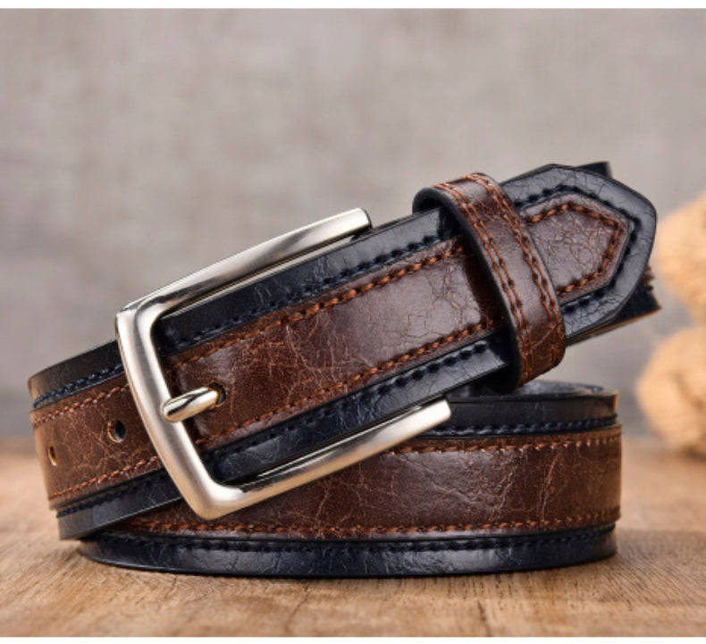 Color Matching Men's Casual Belt