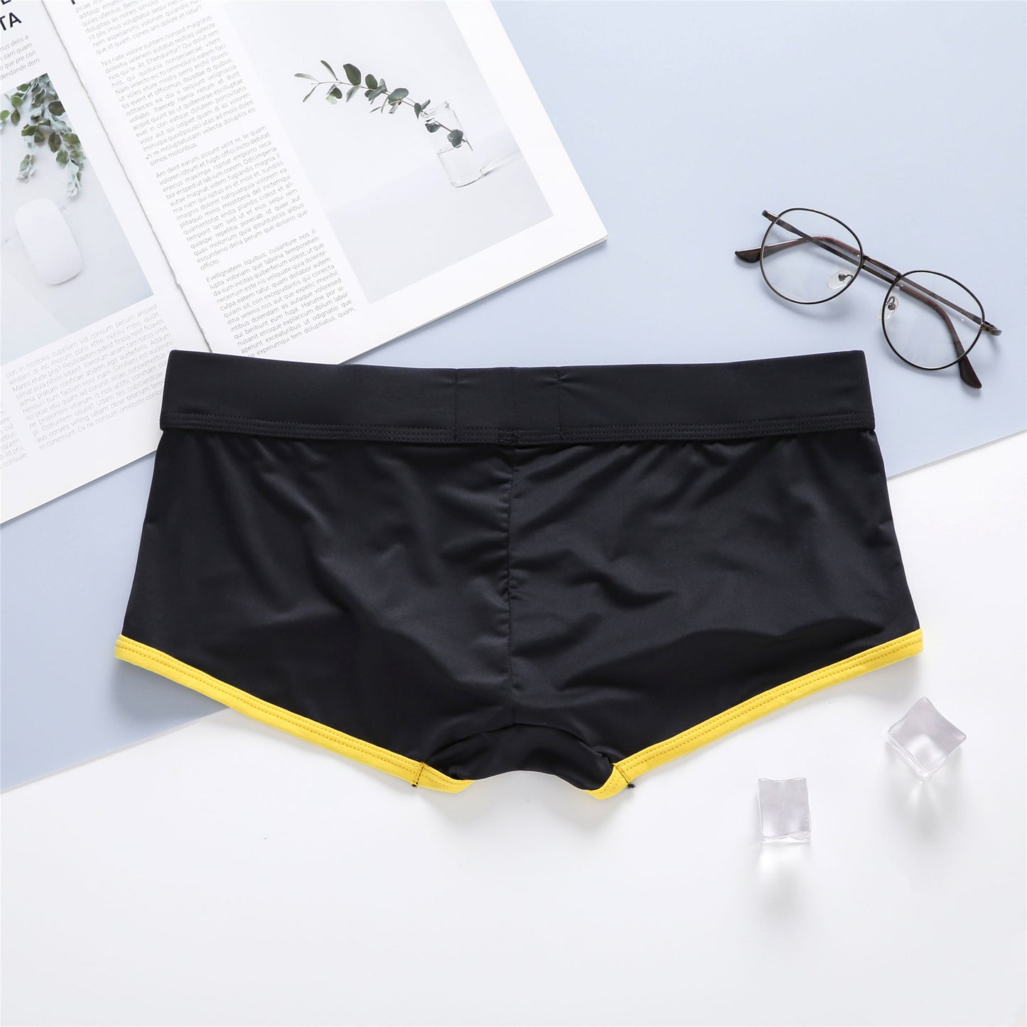 Men's Summer Thin Milk Silk Breathable Low Waist Underwear