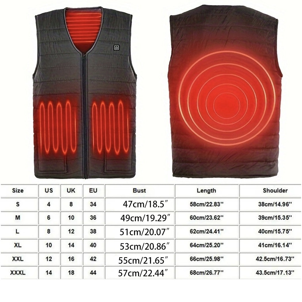 Heated Vest For Men & Women, Smart Heated Jacket, Battery Not Included