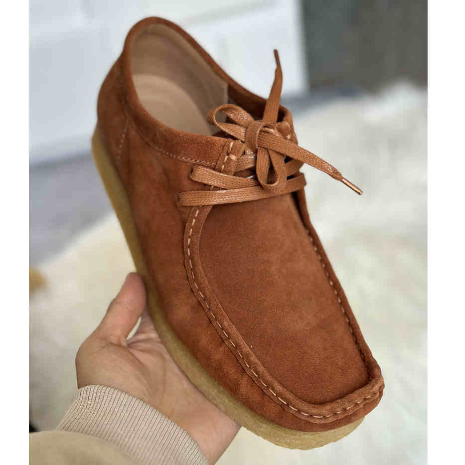 Men's Thick-soled Casual Lace Up Leather Shoes