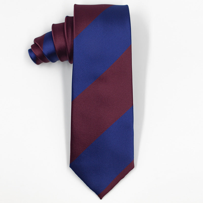 Business Formal Wear Classic Contrast Color Twill Tie For Men