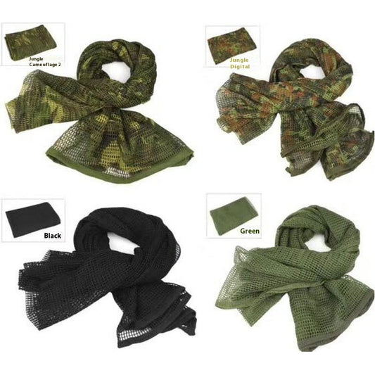 Men's Long Camouflage Multi-purpose Camouflage Breathable Outdoor Scarf