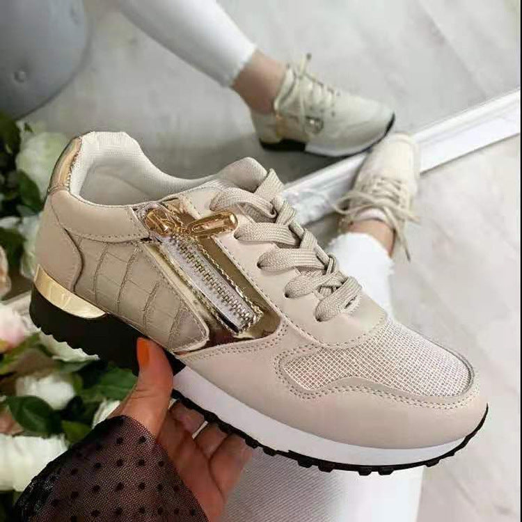 Large Size Flat Sports Shoes Women's Casual Shoes For Outer Wear