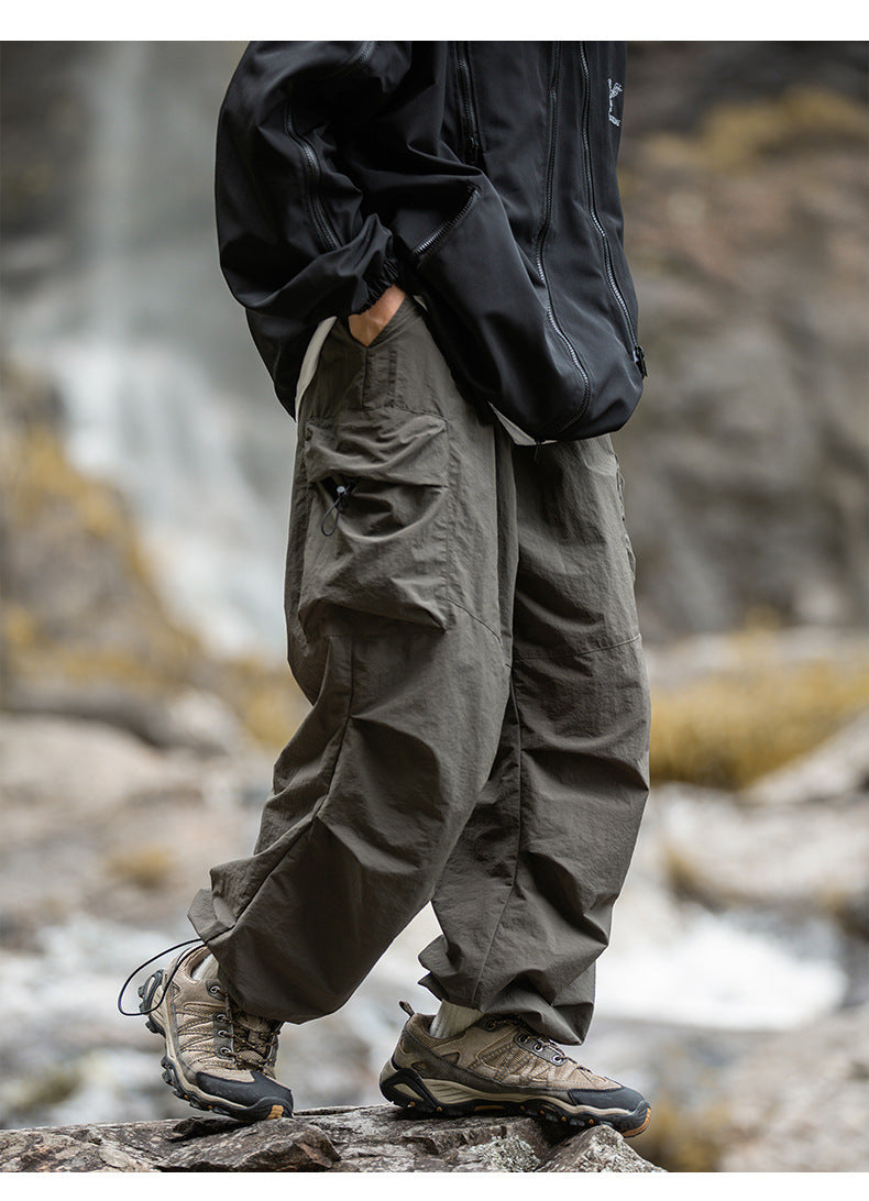 Large Pocket Landing Paratrooper Loose Outdoor Casual Working Pants