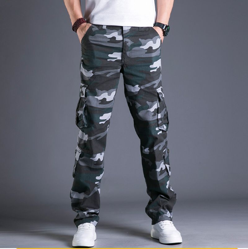 Men's Straight Outdoor Camouflage Pants