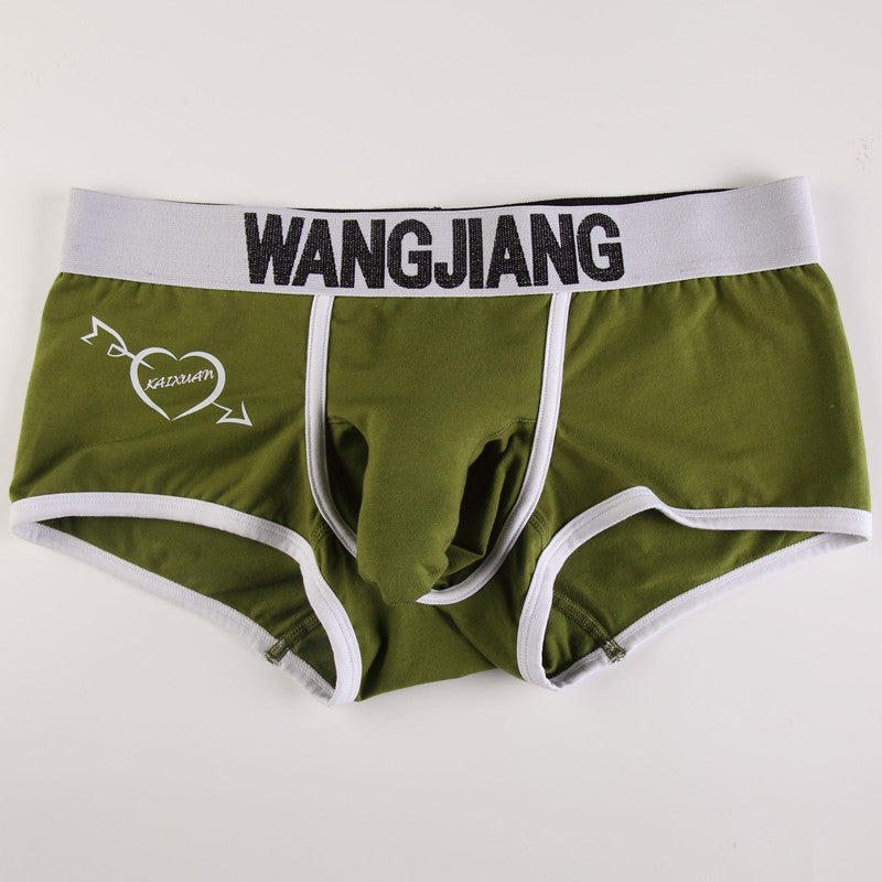 Men's Underwear Boxers Low Waist Cotton U Convex Trunk Fashion Sexy Men's Boxers