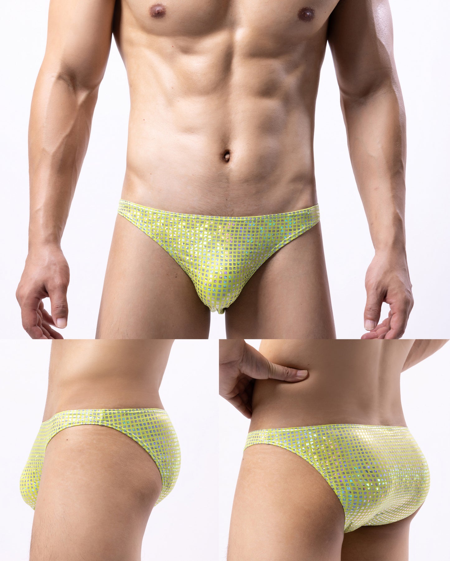 Men's Mesh Breathable Waist Fashion Briefs