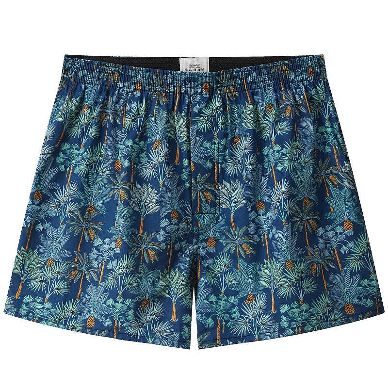 Men's Woven Printed Fashionable Home Shorts