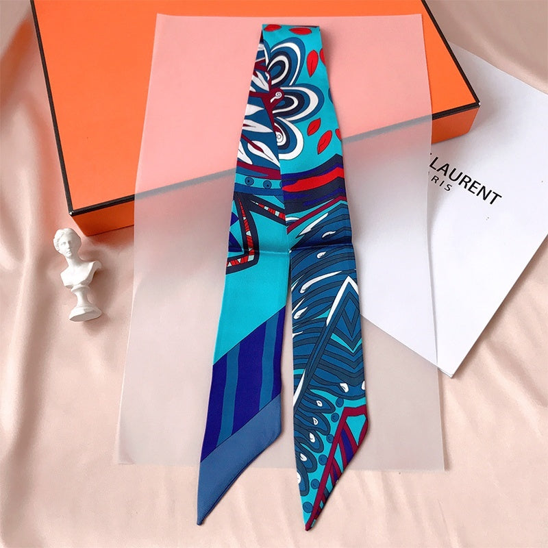 Ribbon Thin Narrow Bag Handle Scarves Decoration