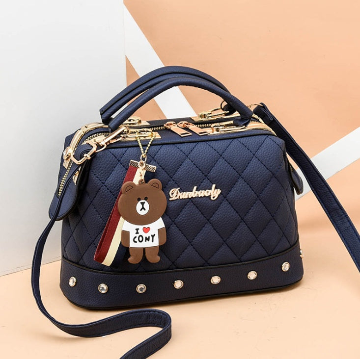 autumn and winter trend new single shoulder diagonal small bag Korean fashion handbag small square bag