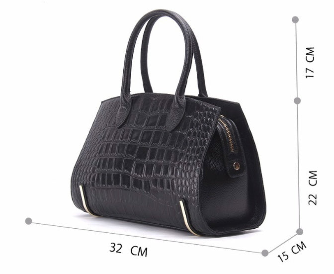 Leather handbags casual ladies handbag shoulder diagonal package