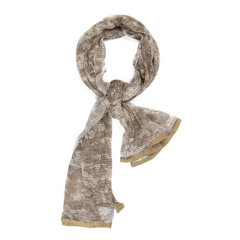 Men's Long Camouflage Multi-purpose Camouflage Breathable Outdoor Scarf