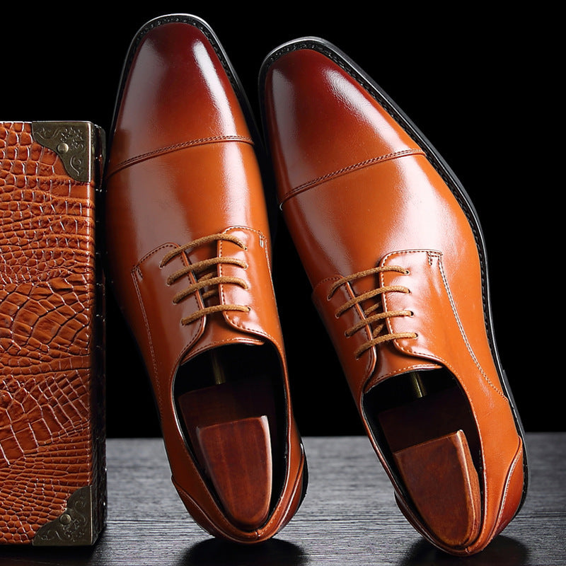 British style business shoes for men