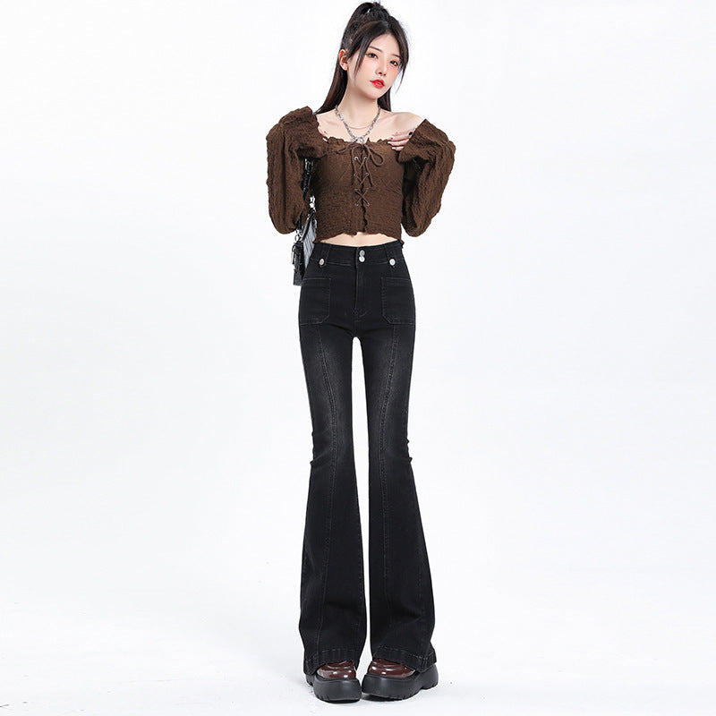 Vintage Vibe Patchwork Skinny Jeans