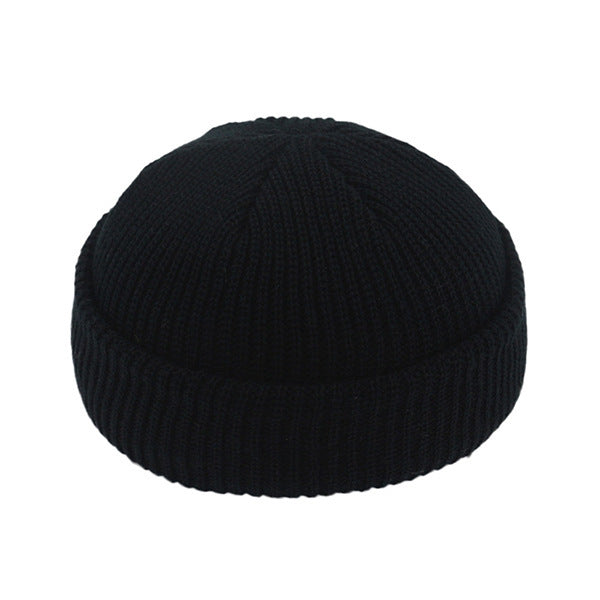 Dome warm short woolen cold hat