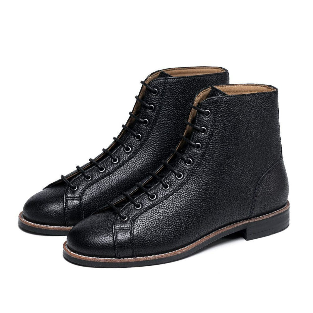 Men's Height-increasing Square Toe High-top Martin Boots