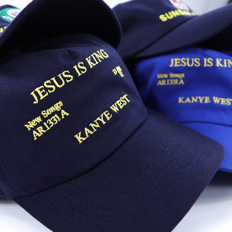 King Jesus Album Kanye West Same Style Baseball Cap