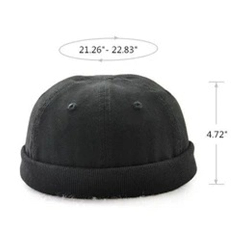 Men Women Brimless Skullcap Sailor Cap