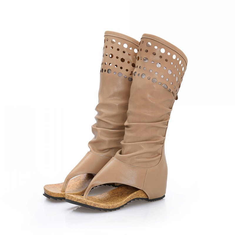 Spring And Summer Casual Flat Toe Sandal Boots