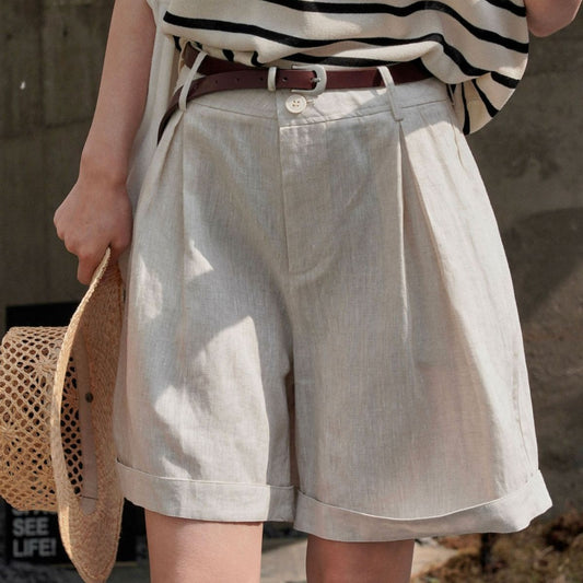 Wide Leg Loose Slimming Casual Hot Pants For Women