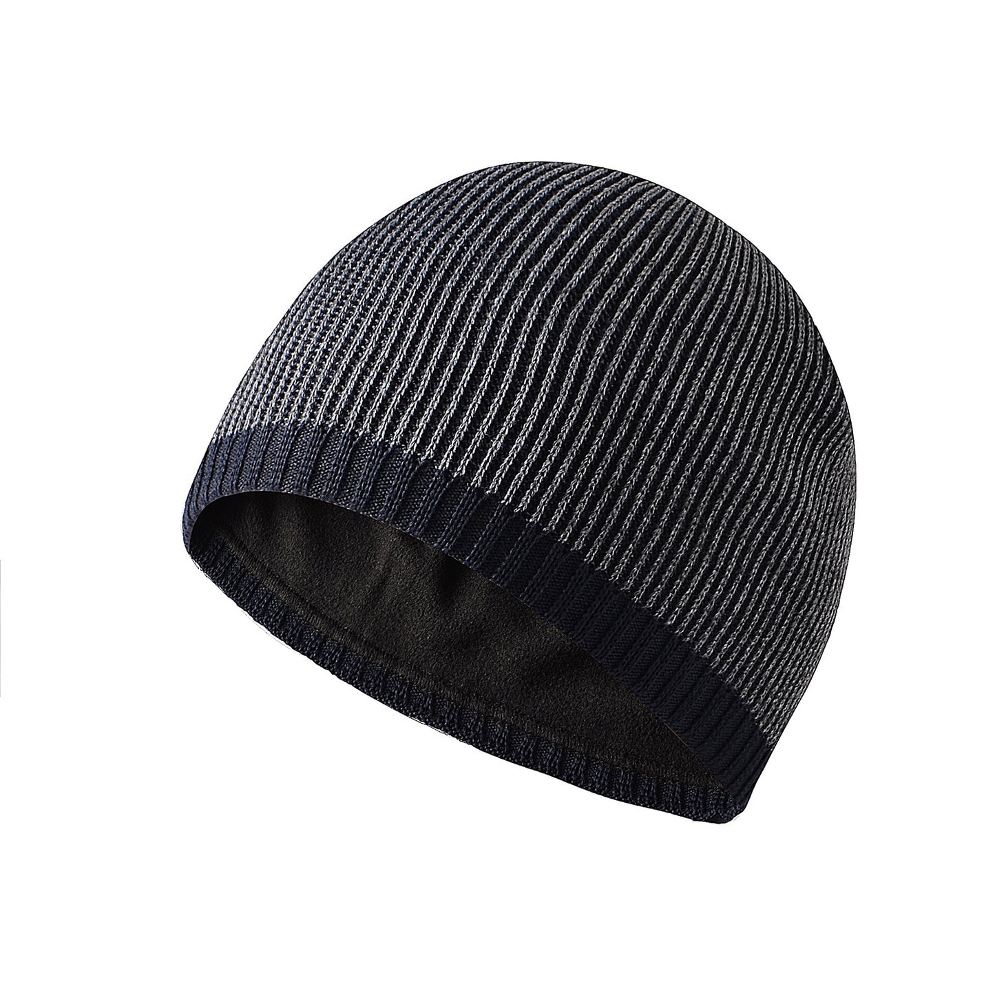 Men's Knitted Hat Two-tone Straight Edge Outdoor Leisure All-match