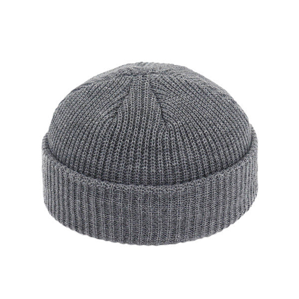 Dome warm short woolen cold hat