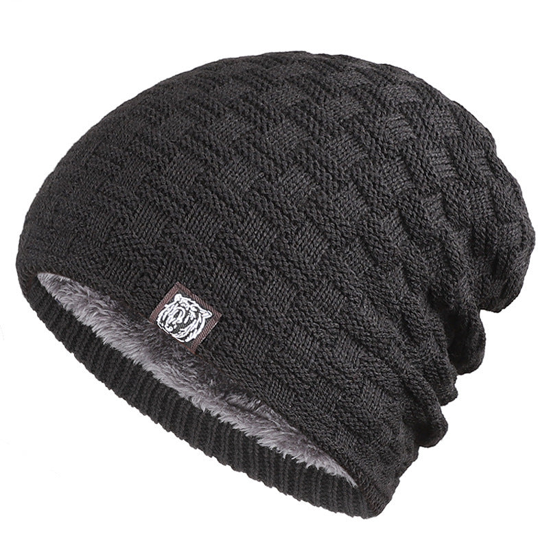 Tiger Label Fleece Warm Men's Hat