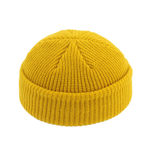 Dome warm short woolen cold hat