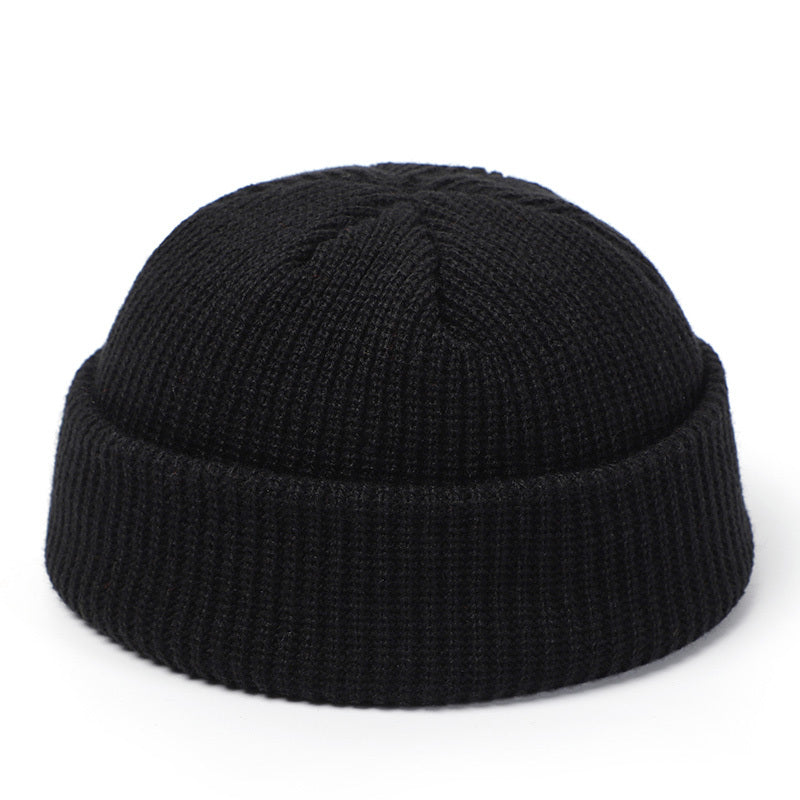 Knitted wool hat