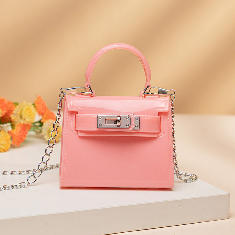 One-Shoulder Messenger Jelly Bag Handbag