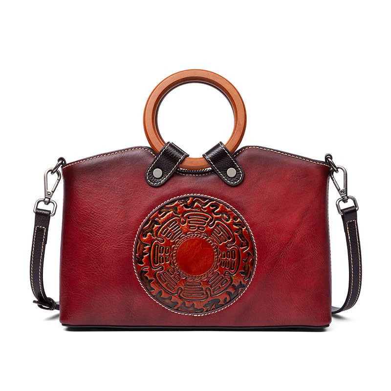 Fashion Vintage Designer Ladies Bags Genuine Leather Womens Handbags For Women Shoulder Bag