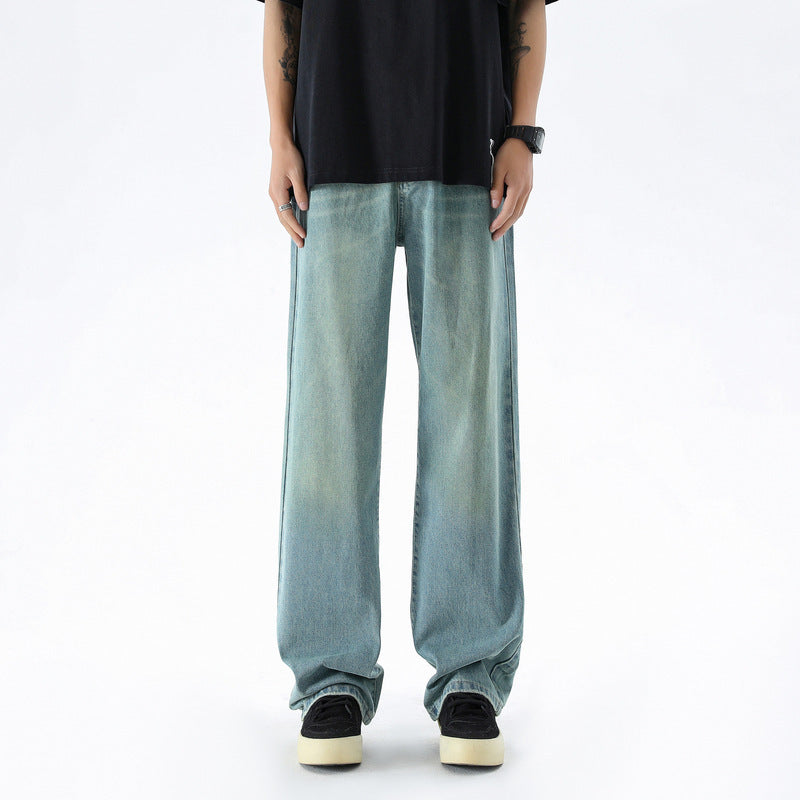 All-matching Fashion Brand Loose Straight Long Pants