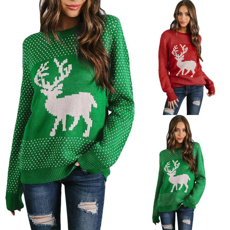 Christmas Pullover Knitted Sweater