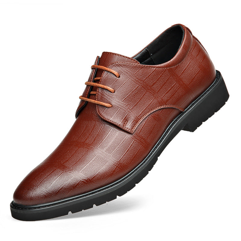 Genuine Leather Men's Formal Wear Plus Size Shoes