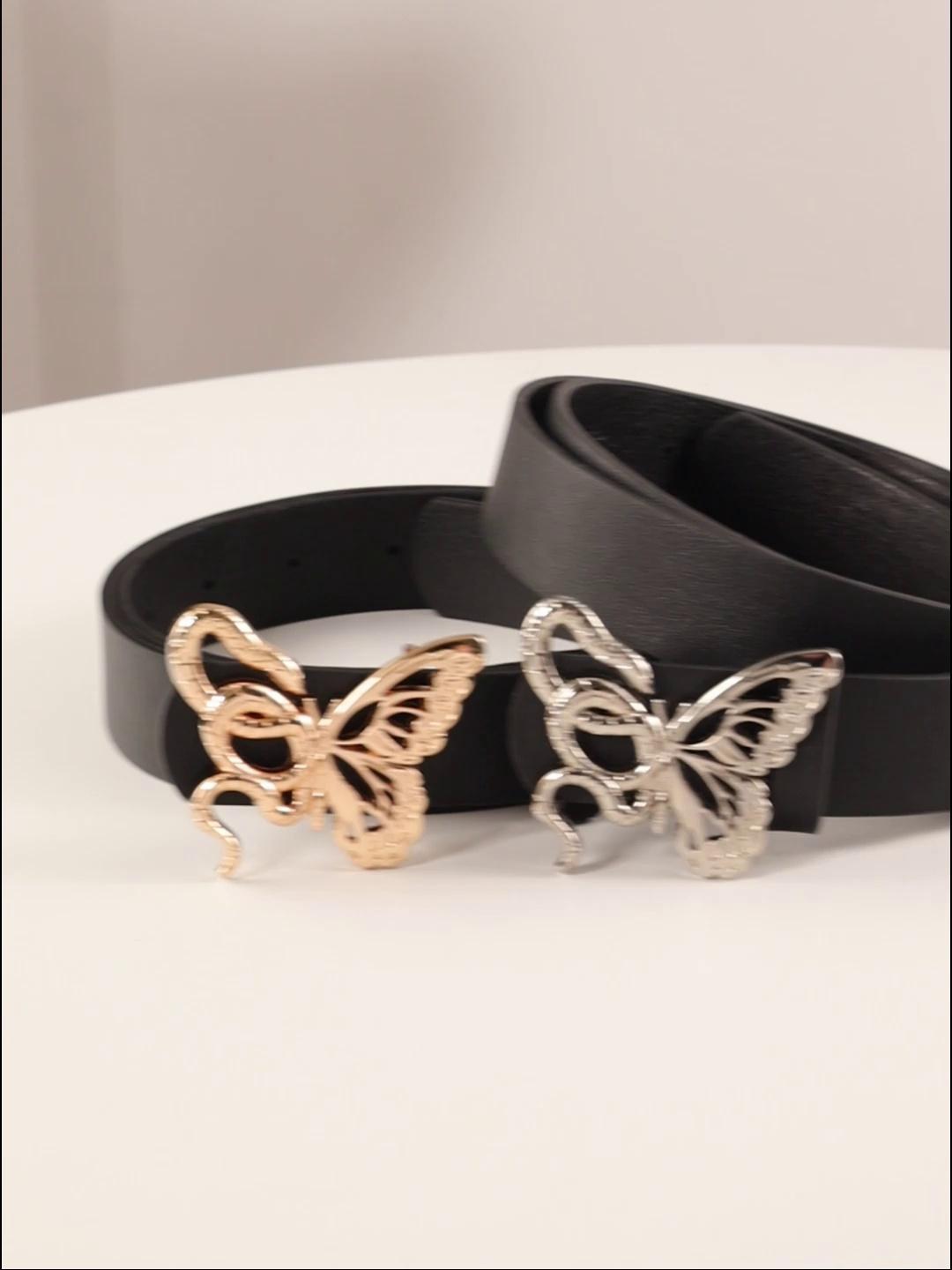 Dark Snake Butterfly Decoration Belt Men