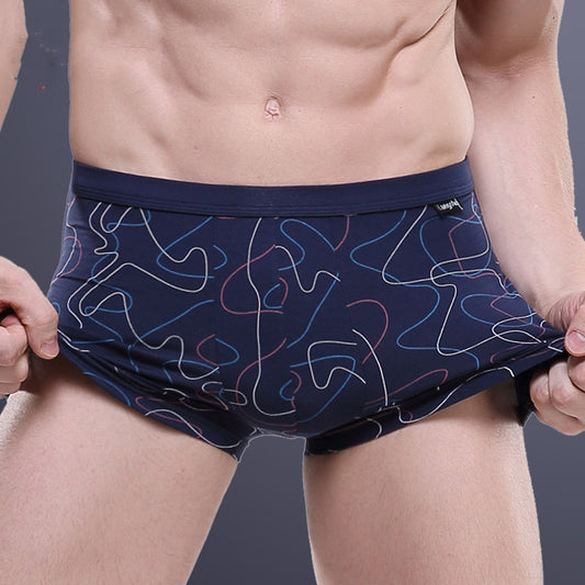 Men's Mid-waist Printed Breathable Shorts