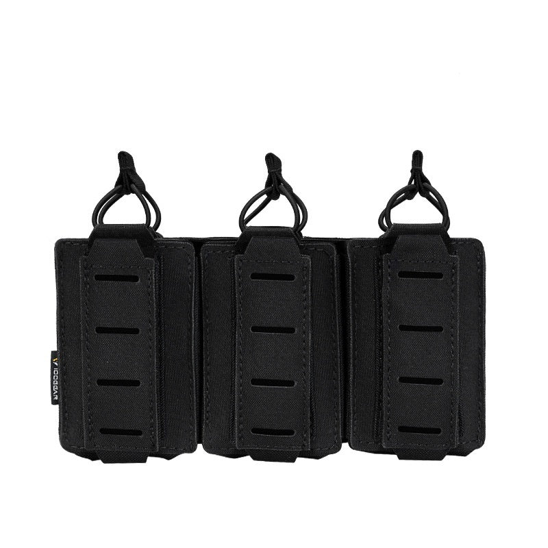 Triple Quick Pull Cover Open Double Layer Clip Set Tactical Front Panel Bag