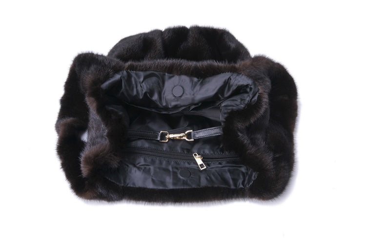 Whole Skin Mink Fur Wrap Soft Surface