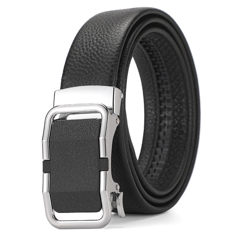 Genuine Leather Automatic Pure Leather Belt Boys