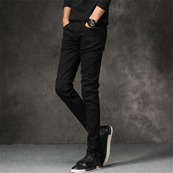 Slim-fit stretch men's pants