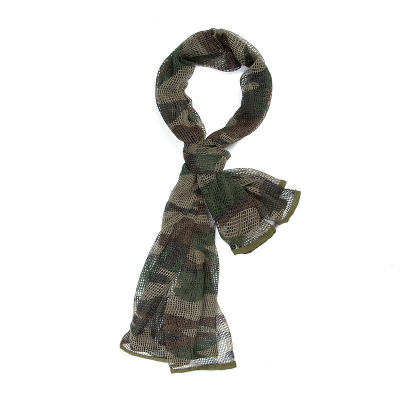 Men's Long Camouflage Multi-purpose Camouflage Breathable Outdoor Scarf