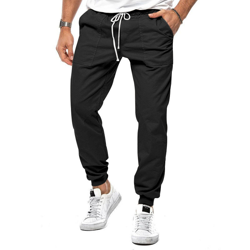 Spring And Autumn Men's Casual Pants Loose Tappered Trousers Leisure Sports Outdoor Overalls