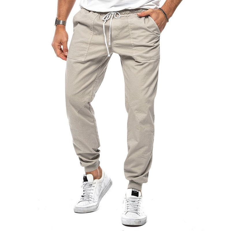 Spring And Autumn Men's Casual Pants Loose Tappered Trousers Leisure Sports Outdoor Overalls