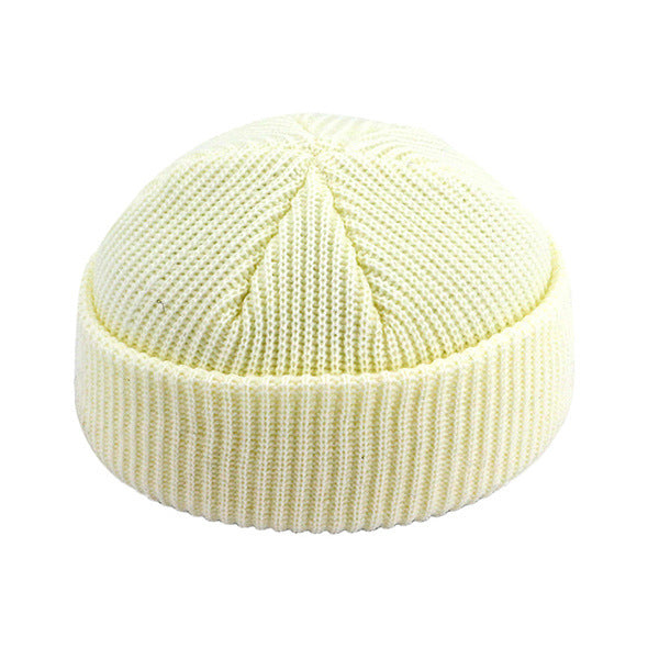 Dome warm short woolen cold hat